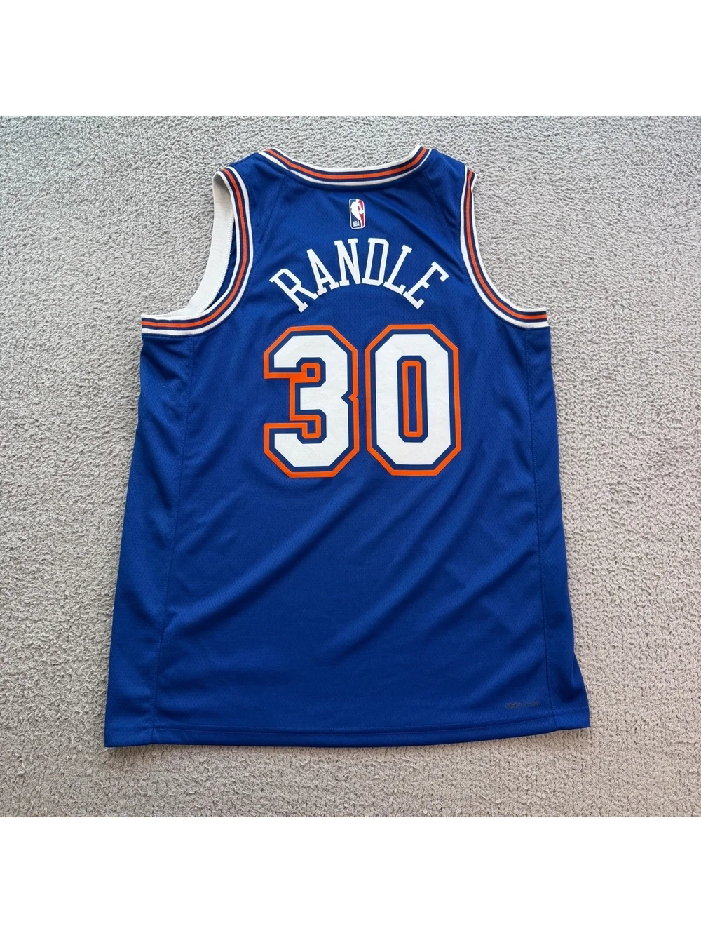 Jordan Julius Randle #30 New York Knicks Swingman NBA Jersey Blue Men's Large 48